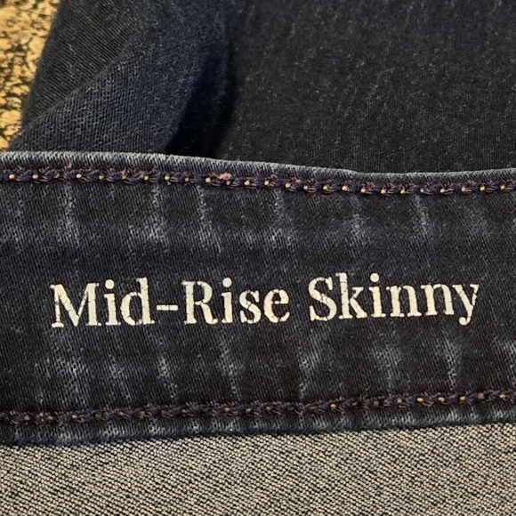 Levi's Signature Gold Mid-rise Skinny Blue Jeans Women size 14M (W32 L30) - Picture 14 of 16